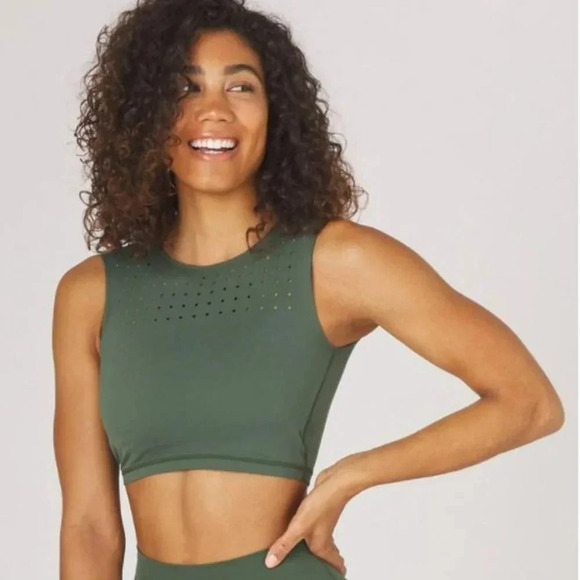 Glyder Mood Bra, Olive - Picture 1 of 9